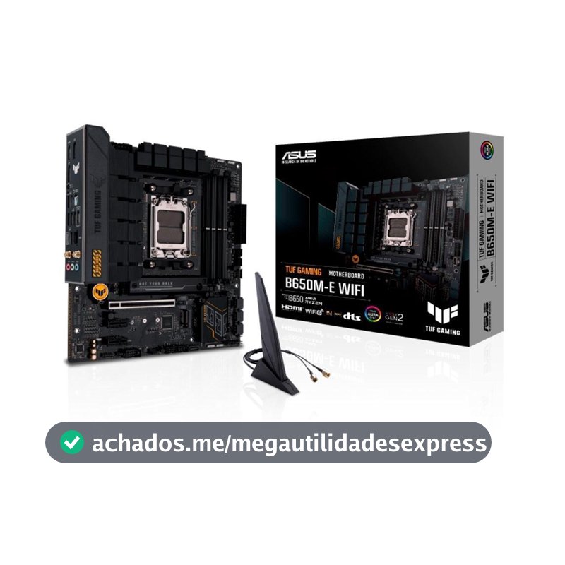 Placa Mãe ASUS TUF Gaming B650m-e WIFI AMD AM5 DDR5 Preto