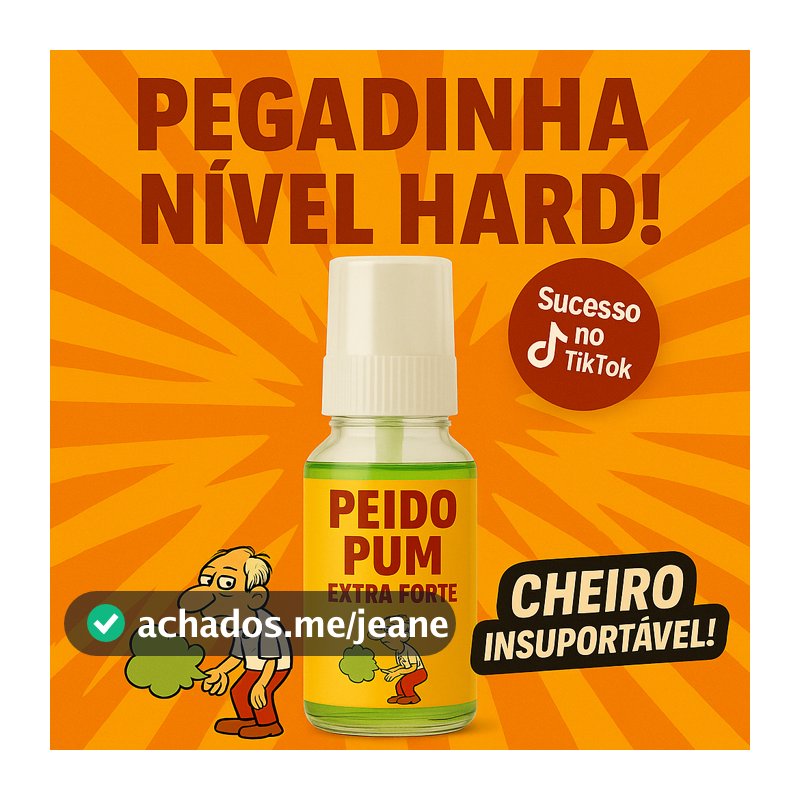 Peido Spray de Pum Pegadinha Super Forte Zoação Garantida Pegadinha Trolagem Peido Alemão Pronto