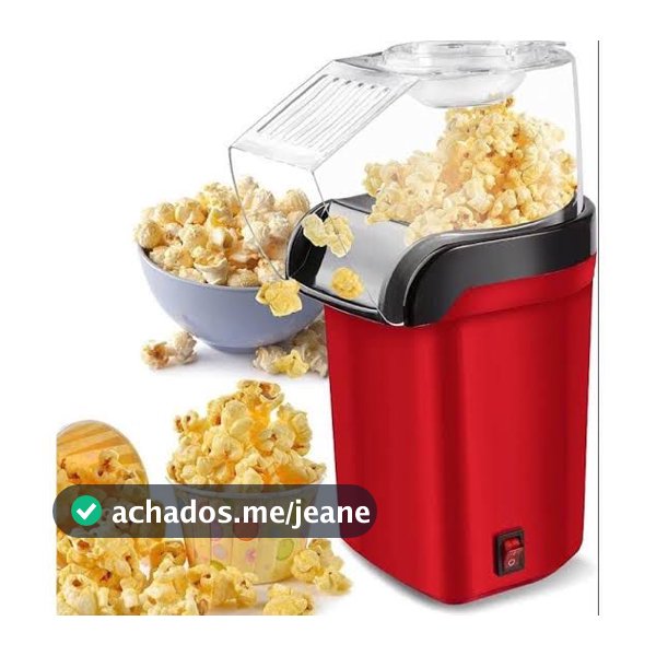 Pipoqueira Elétrica Ar Quente Máquina Fazer Pipoca Sem Óleo Minijoy - 110v/220v