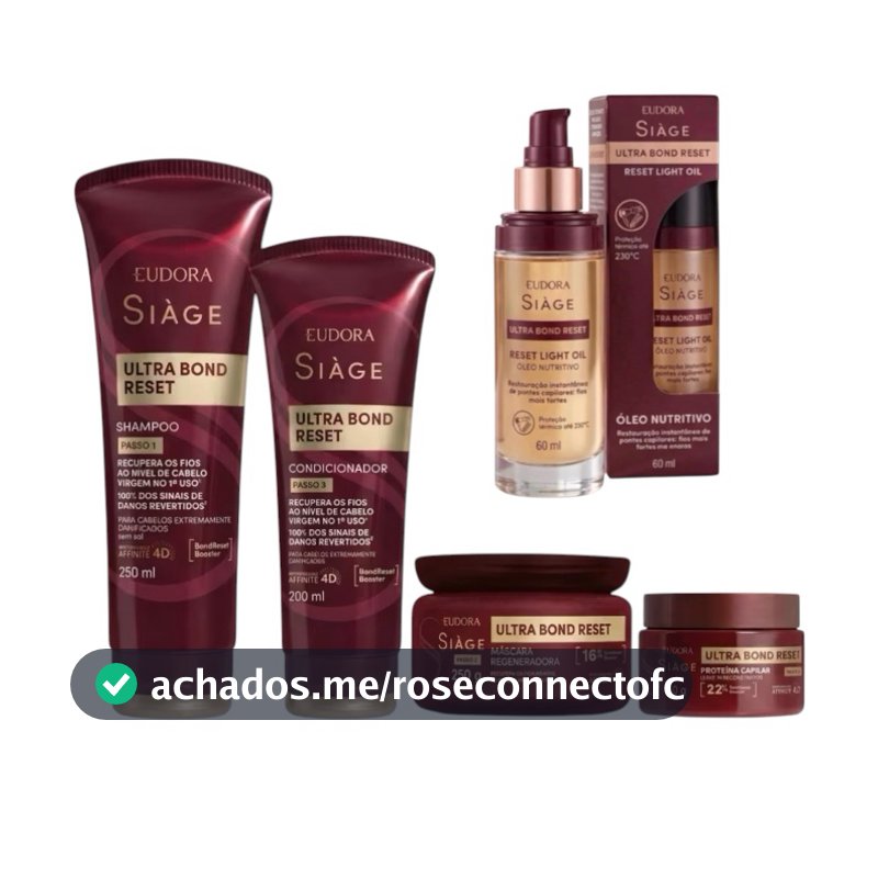 Siàge Ultra Bond Reset: Reconstrução Profunda