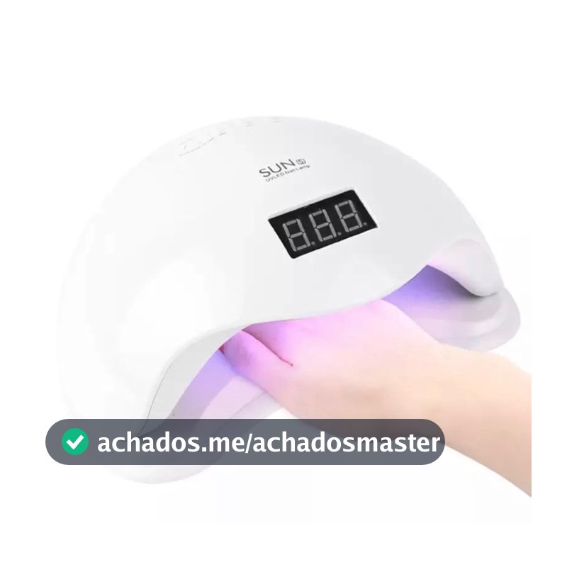 Cabine de LED UV Sun 5 Digital 48w Unha Gel Acrigel Secagem Rápida