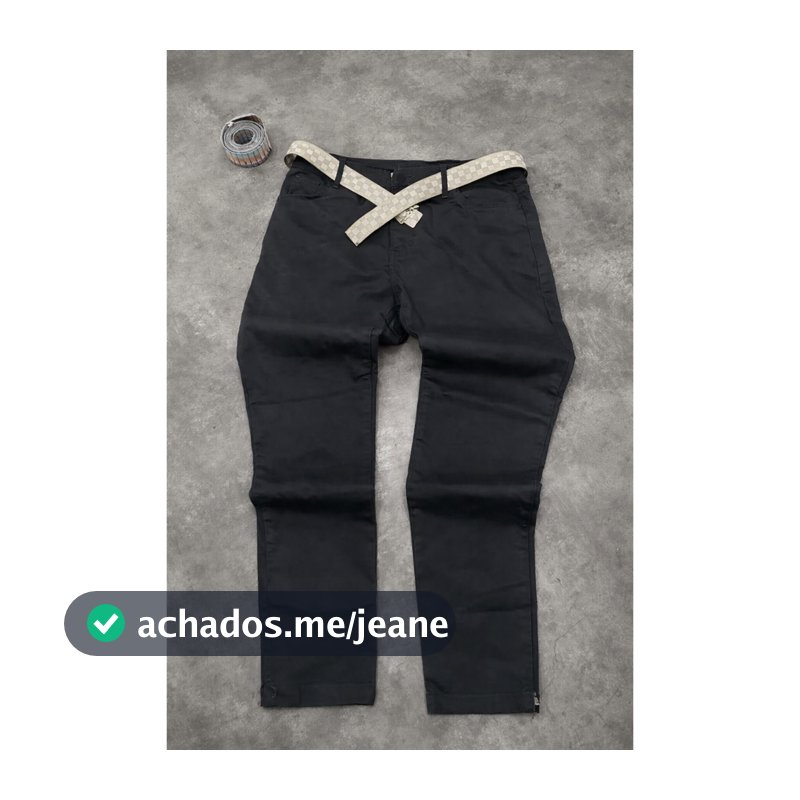 Calça All Black Premium masculina Drip Us + cinto de Grife De Brinde