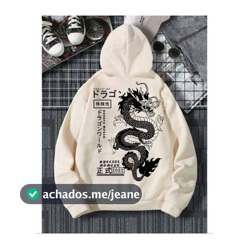 Moletom Canguru Dragão Chinês Com Capuz E Bolso Casaco Feminino Masculino Flanelado Unissex Algodão