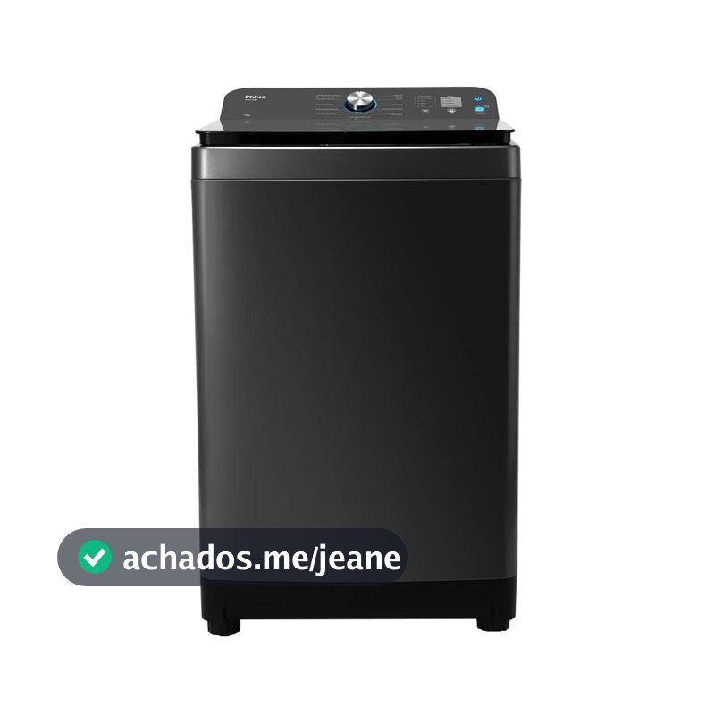 Máquina de Lavar Roupas 14Kg Philco PLR14B - Automática, Titânio