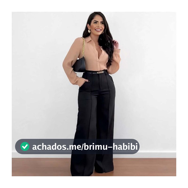 Conjunto Alfaiataria Feminino Premium Calça Pantalona + Blusa Social | Roupa para Advogadas e Escritório Elegante