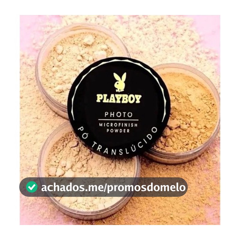 pó translúcido powder zart makeup pó de banana fixador Play boy PB-1033