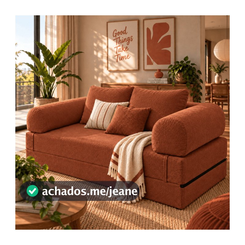 Sofá Cama Compacto 2 Lugares 155cm Para Sala Quarto Apartamento Studio Moderno Confortável Sofá Que Vira Cama Casa