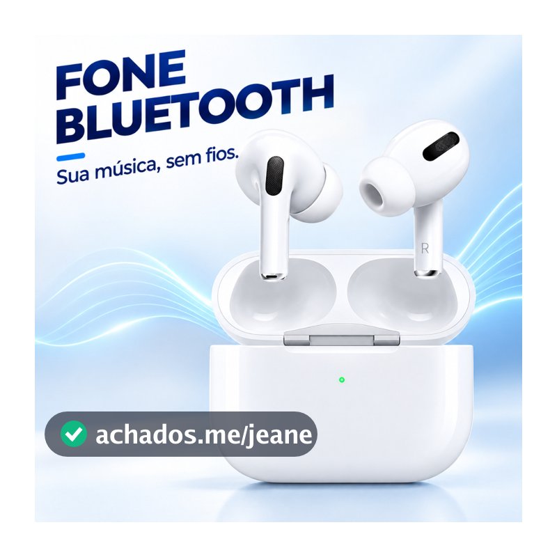Fone de Ouvido Bluetooth Sem Fio TWS, Cancelamento de Ruído, Estojo de Carregamento, para Esportes