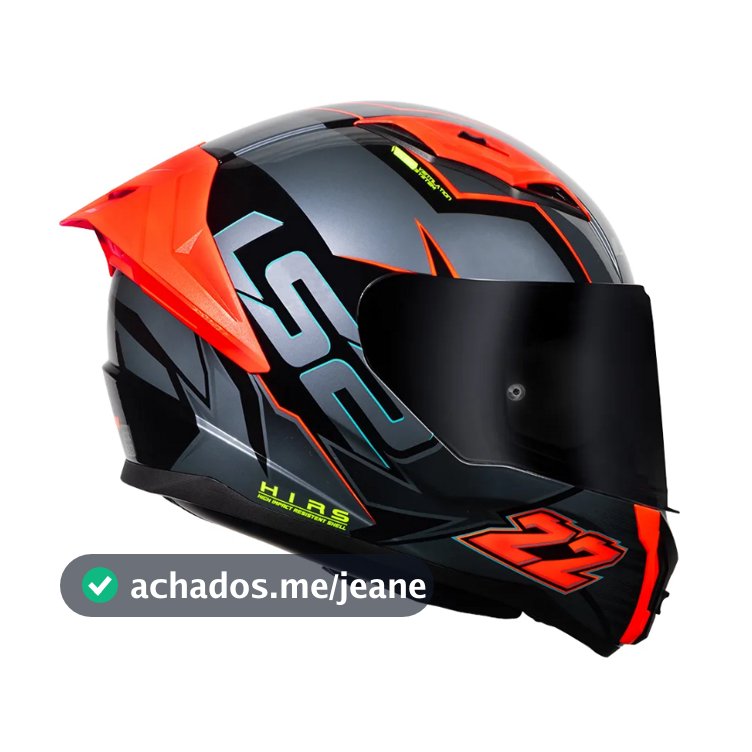 CAPACETE LS2 VIGO LIMITS PRETO