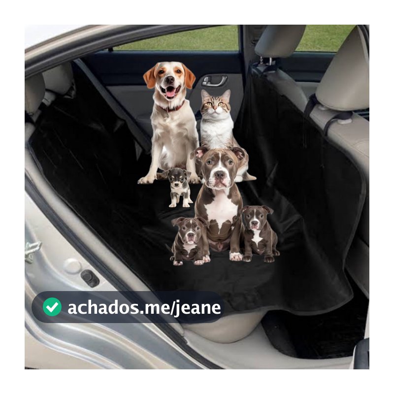 Capa Pet Protetora Banco Carro Impermeável Cão Gato MELHOR CONFORTO