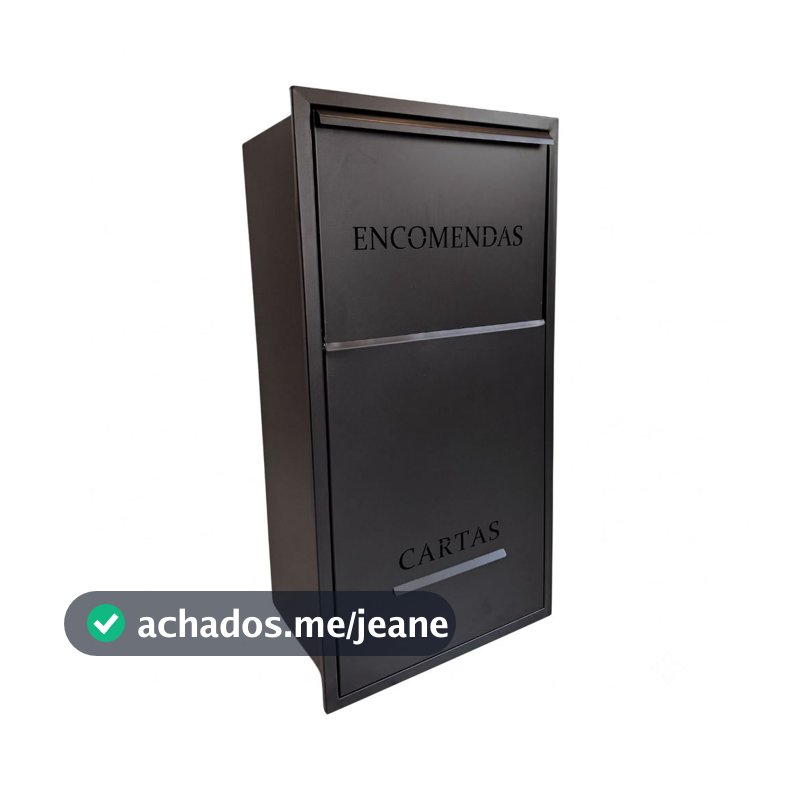 Caixa Encomendas Correio Cartas Antifurto 1M Grande Reforçada P/ Condomínios Edifício Casa Empresas
