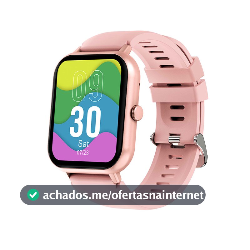 Relógio Smartwatch Zwear Zl54cj Tela 1.83 pol. Rosa