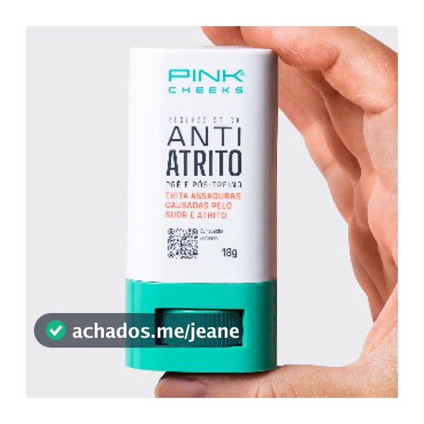 Antiassaduras e Antiatrito Redless Bastão 18g PINK CHEEKS Original