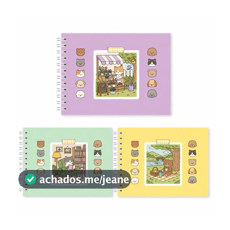 Livro de Colorir Capa Dura 100 Folhas 180g Caderno de Desenho Pintura Coloring Book no