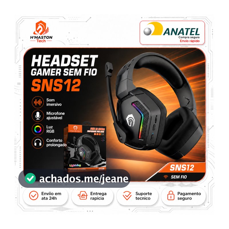 H'Maston Headset Gamer Fone Gamer Fone De Ouvido Gamer Headset Com Microfone Fone Headset Fone Gamer Com Fio SNS12
