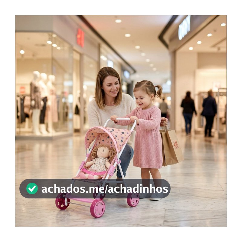 Carrinho de boneca Soft bebê reborn - Kids Baby
