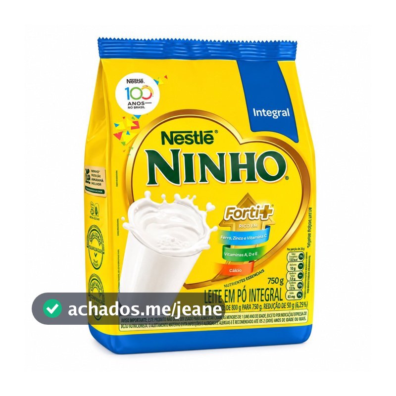 LEITE EM PO NINHO INTEGRAL 750G NESTLE