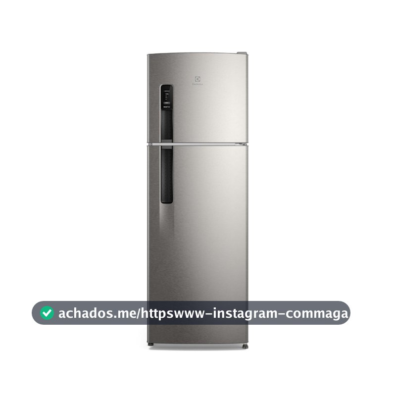 Geladeira Electrolux Frost Free 380l Autosense Inverter Duplex If41s Inox Look