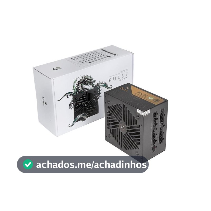 FONTE DE ALIMENTACAO DUEX PULSE PRO 850W DXFOPRO850WG3