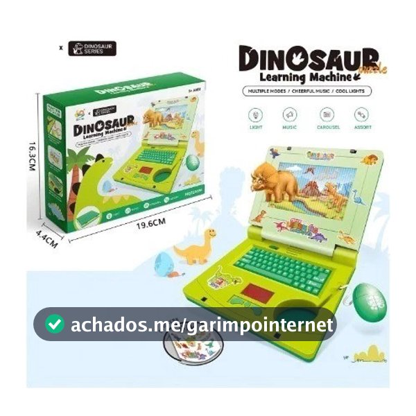 Tablet/Notebook De Brinquedo Laptop Infantil Musical Com Luz Educativo para crianças