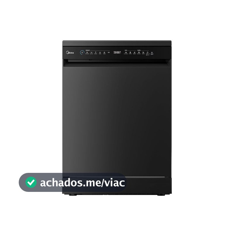 Lava Louças 14 Serviços Touch Plus Preta Midea