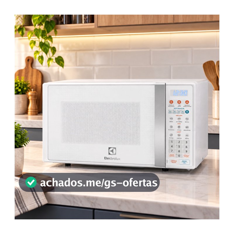 Micro-ondas Electrolux MTO30 20L Branco com Função Tira Odor