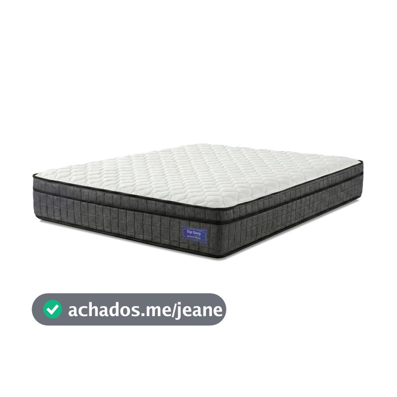 Colchão Queen Ortopédico D33 Euro Pillow Ultra 158x198x25cm