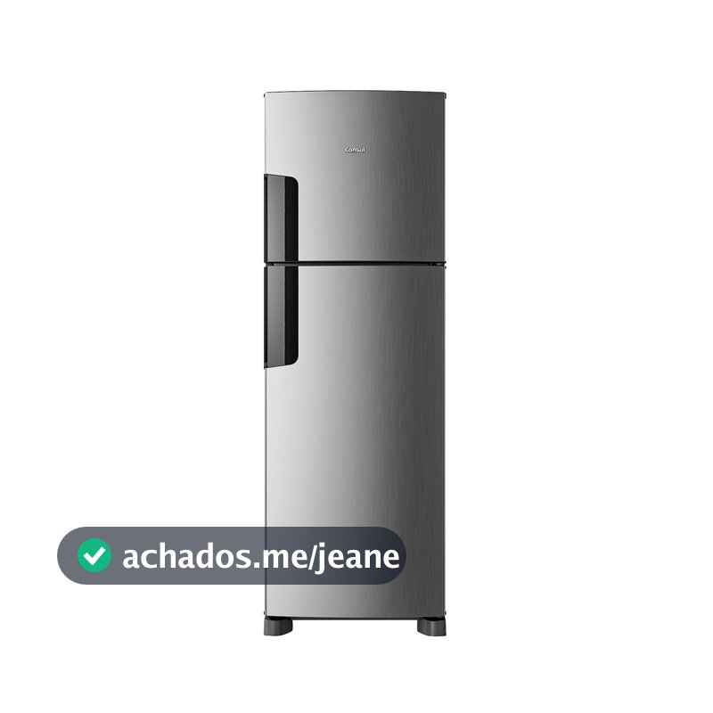 Geladeira Frost Free Duplex Consul 377 Litros cor Inox - CRM44MK