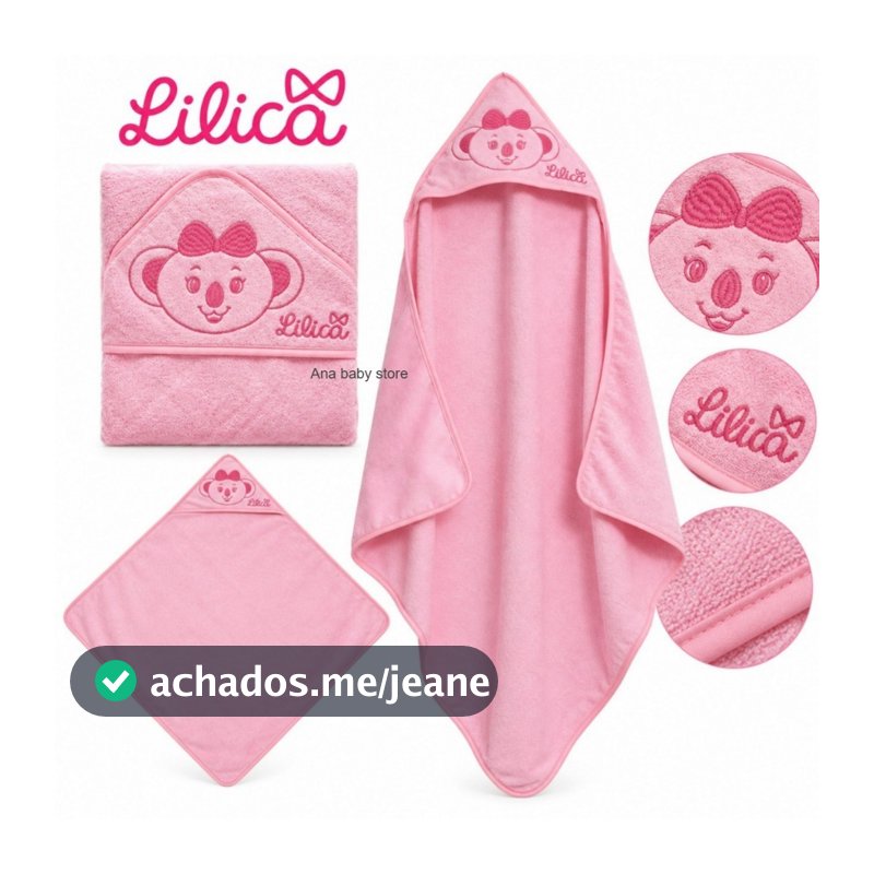 TOALHA ALGODAO LILICA RIPILICA HAPPY SKY TOALHA INFANTIL ORIGINAL