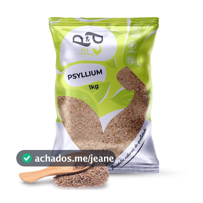 Psyllium Natural 100% Puro Rico Em Fibras Alta Qualidade