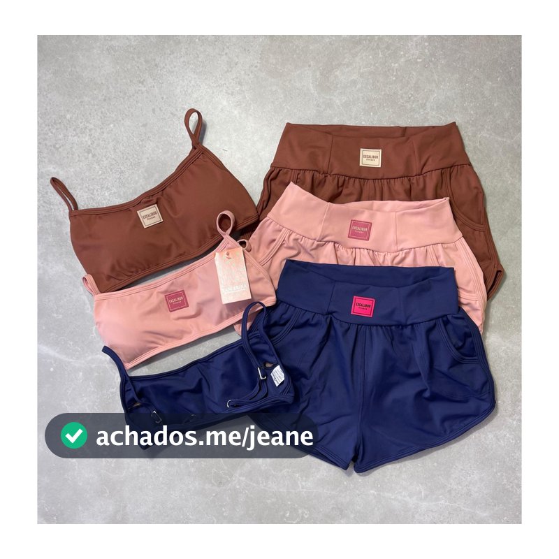 CONJUNTO SHORT EXCALIBUR TOP ALCINHA  COSTA FITA ZERO TRANSPARÊNCIA ACADEMIA TREINO