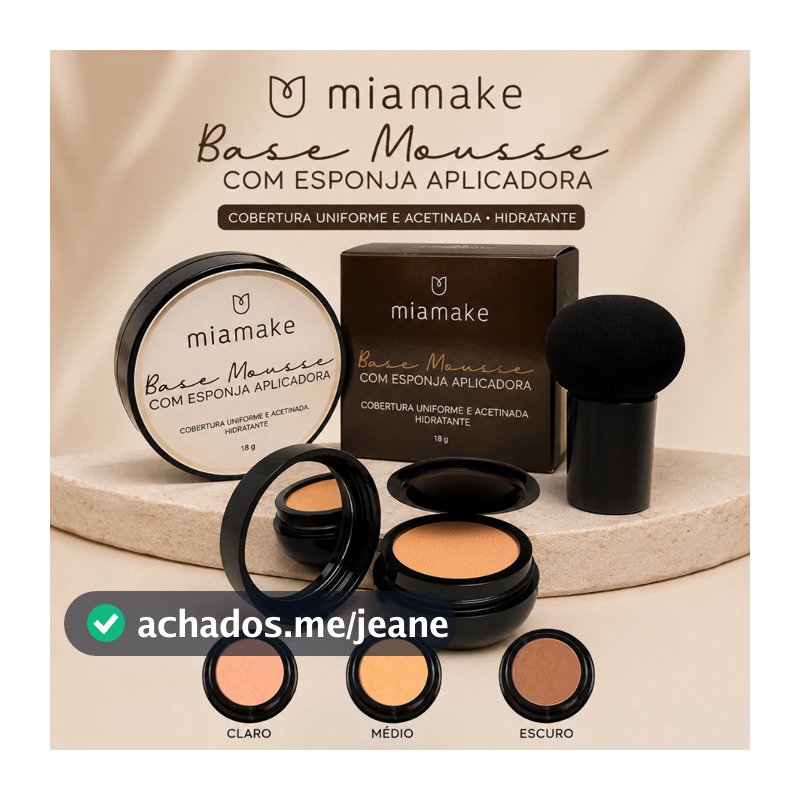 BB Cream/Base/Corretivo com Esponja com Formato de Cogumelo / Base Clareador Maquiagem Creme Clareador Cor Marfim e Natu