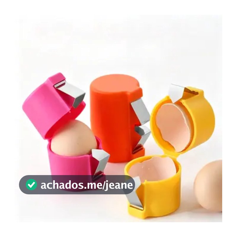 Descascador de Ovos Cozidos Inovador Portátil – Remove Casca em Segundos Sem Sujeira, Prático p/ Cozinha, Dieta Marmita.