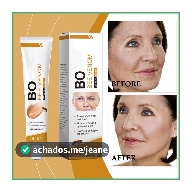 Creme Antienvelhecimento Com Peptídeos De Colágeno-Hidratação Profunda E Tratamento Reafirmante Da Pele