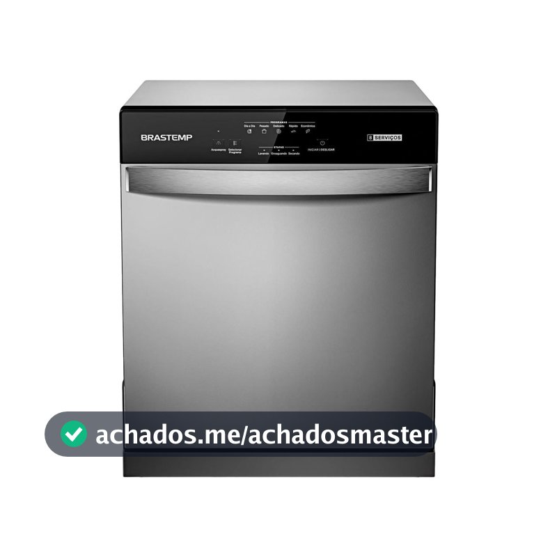 Lava Louças 8 Serviços Brastemp Cinza - BLF08BS
