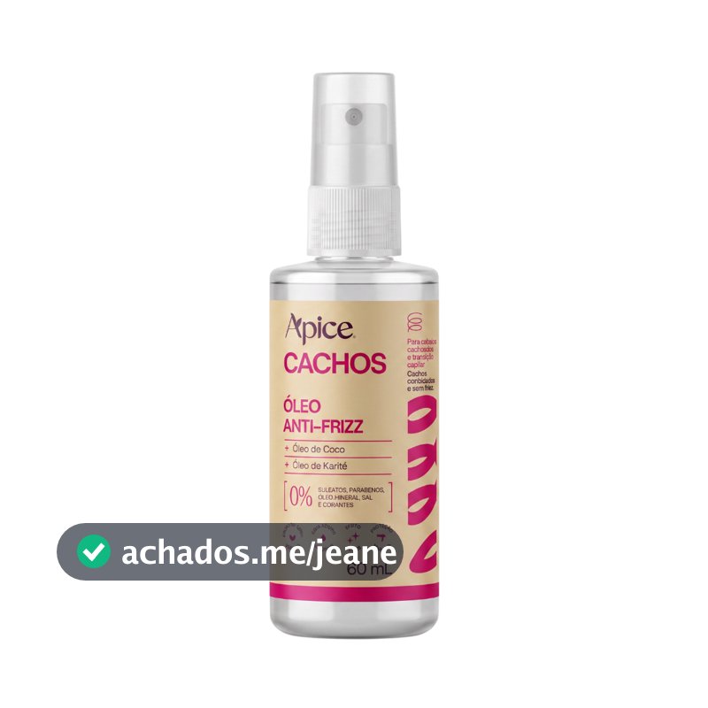 Apice Cachos Óleo Anti-Frizz Capilar 60ml