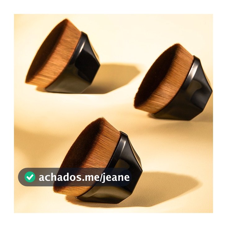 2 Pincel De Maquilhagem De Base Plana Mágica Corretivo Feminino Maquiagem Promoção