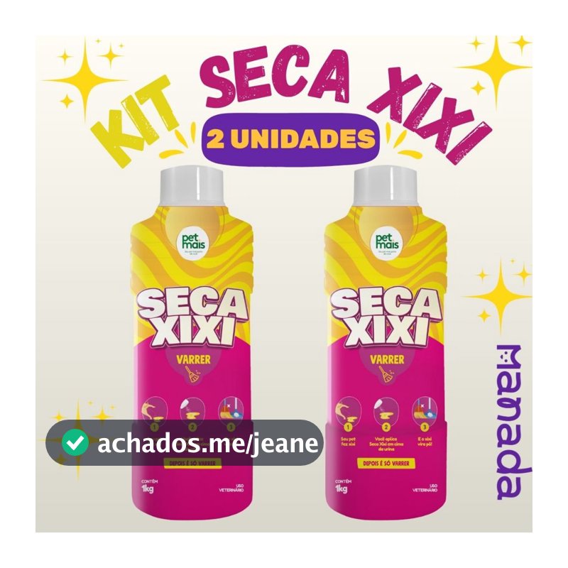 2 Seca Xixi Cachorro Gato Para Varrer Sem Odor 1kg - Petmais