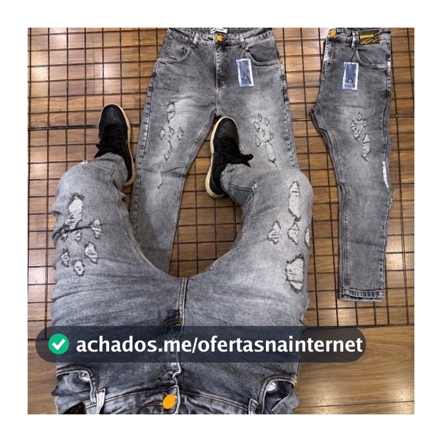 Calça jeans Masculina estilo jogador X.O Original