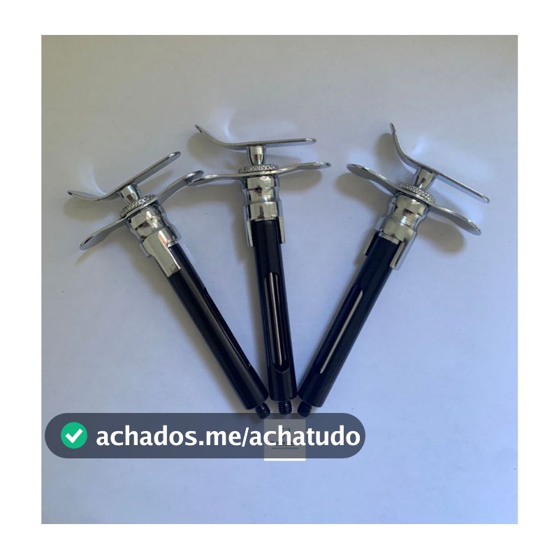Carpule com Refluxo Cor Preta - Kit com 3