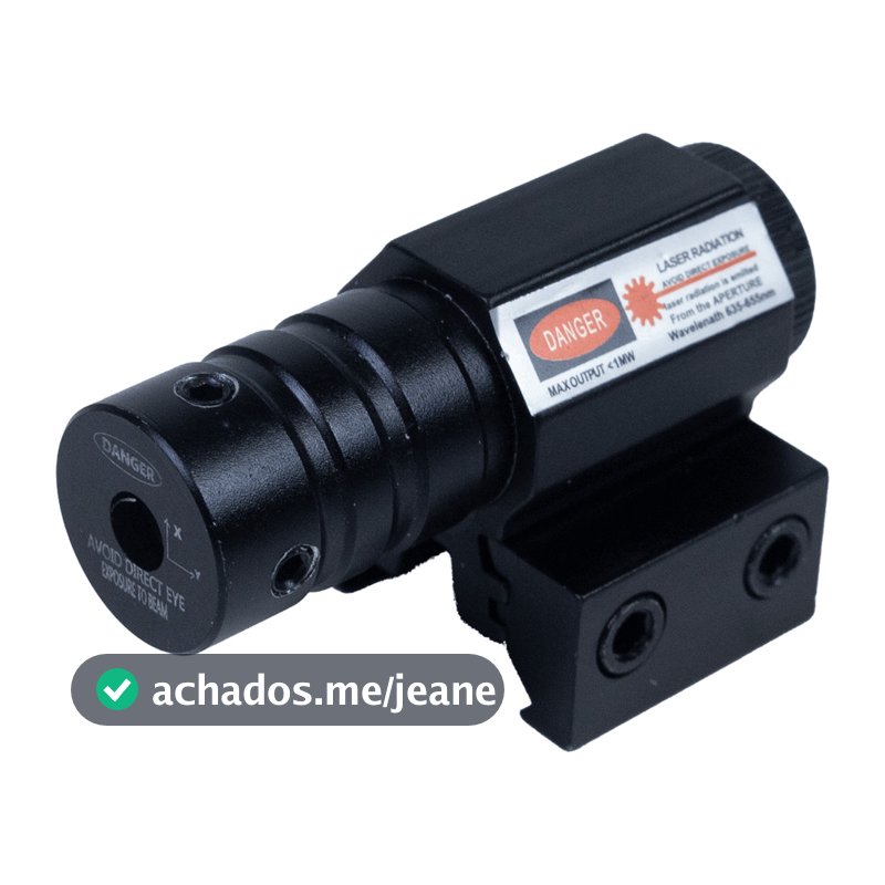 Mira a Laser para Pistola Rossi R11 C11 M9 24/7 Trilho Reversível 22mm e 11mm