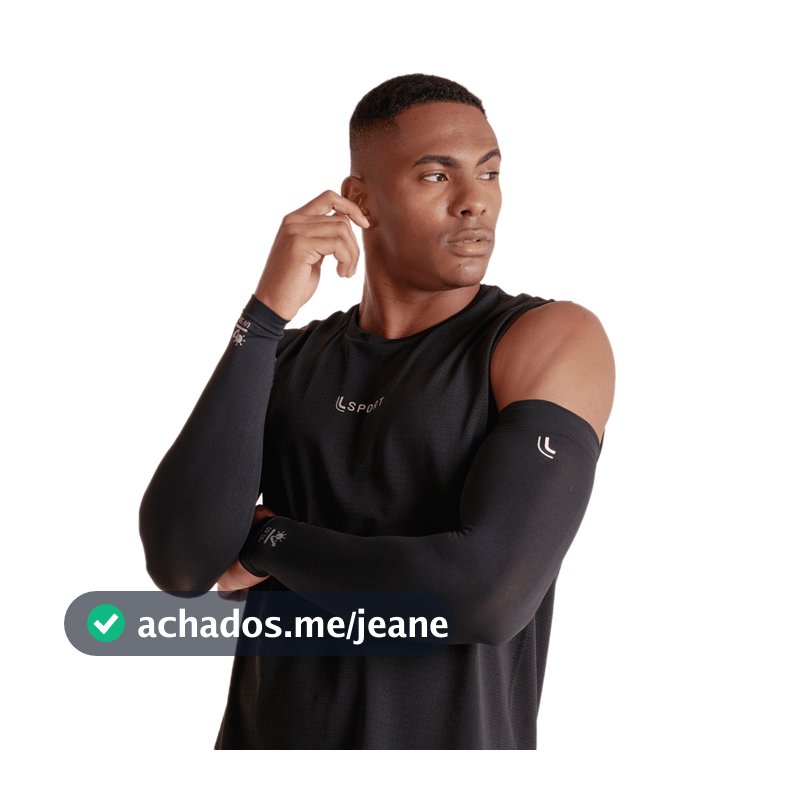 Manguito Lupo Unissex Manga Proteção Braço Para Sol Uv+50 15002