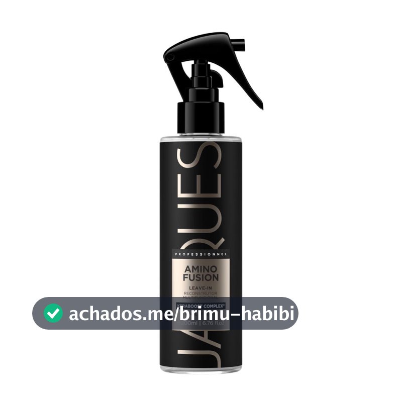 Spray Fluído Leave-in Jacques Janine Amino Fusion Proteção Térmica Brilho Reconstrução Capilar 200ml