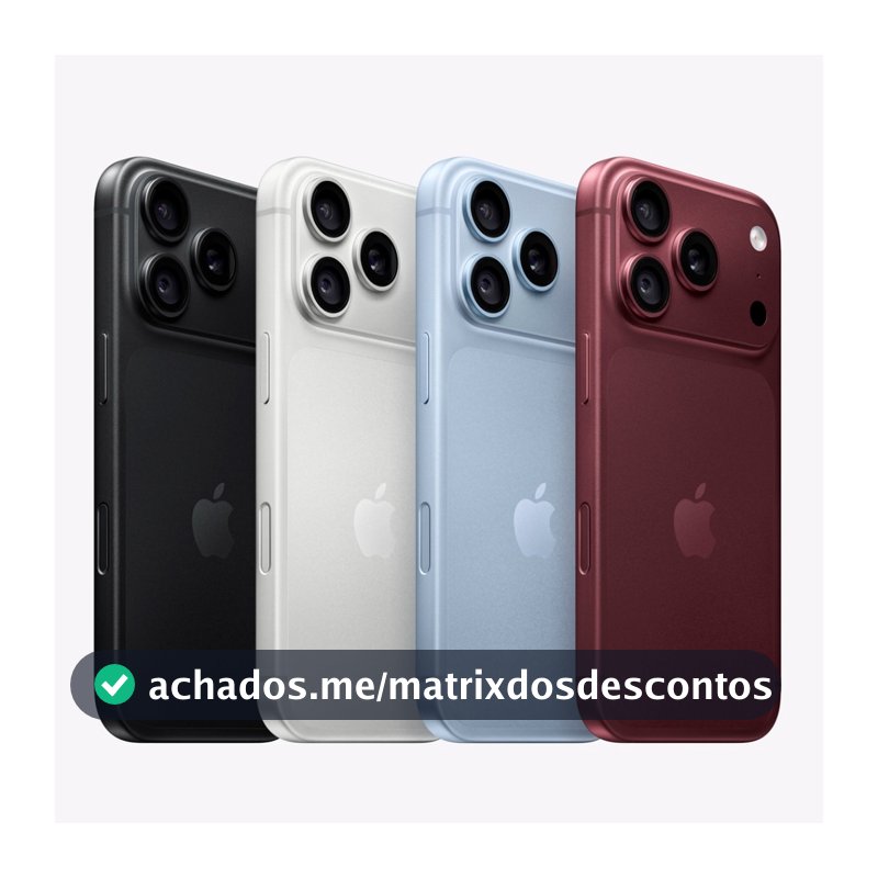 Celular Apple iPhone 18 Pro 256GB 512GB Câmera Tripla de 48MP Tela 6.3" Super Retina XDR 5G NFC