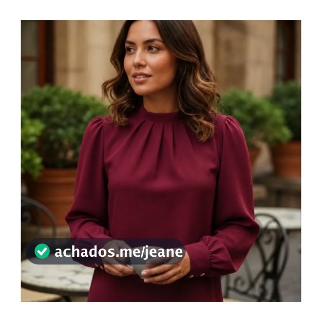 blusa camisa manga longa em tecido duna