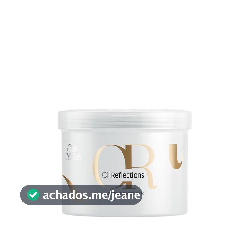 Wella Máscara Oil Reflections 500ml Brilho e Maciez