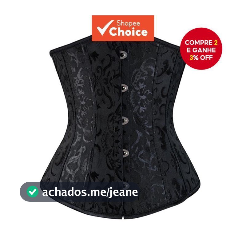 Modelador de Corpo para Mulheres com Corset Feminino para Cintura e Tamanho Plus, Cinta Modeladora