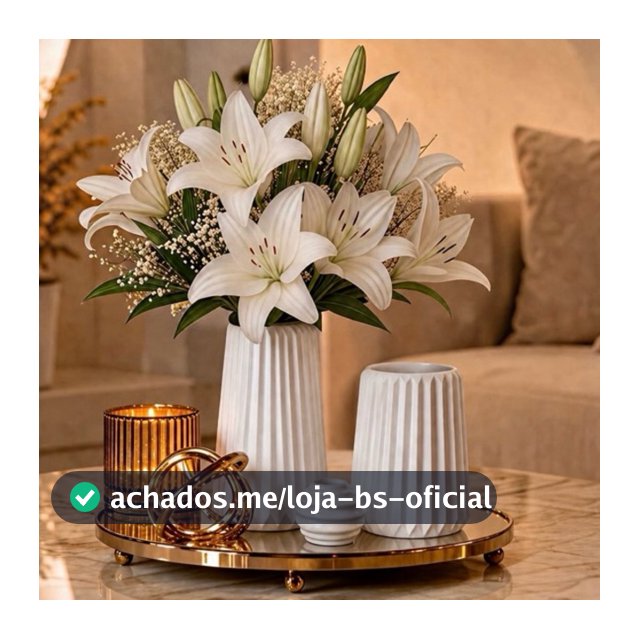 kit 2 vasos de Gesso Para Colocar plantas e flores artificias, decoração para casa, vaso moderno e elegante
