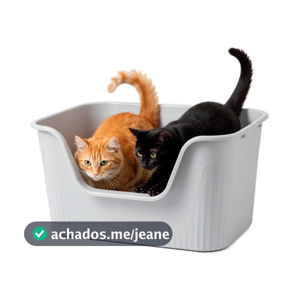 Caixa Areia Banheiro Gato Média 63x44x33 Animaux