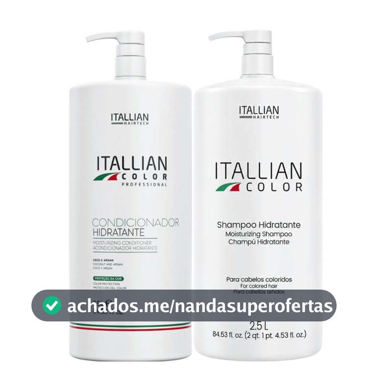 Kit Shampoo E Condicionador De  2,5 Lts Itallian Color